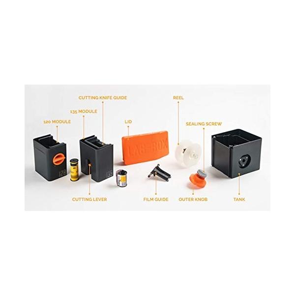 ars-imago LAB-BOX 現像タンク 本体+135+120Module Orange edition