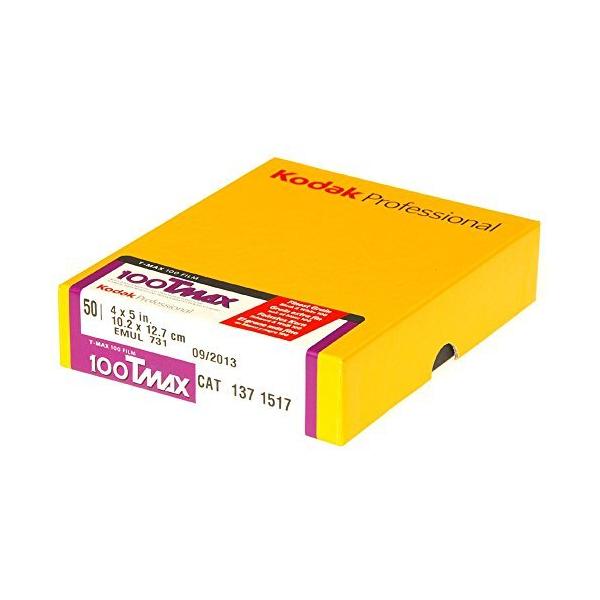 Kodak 白黒ネガフィルム T-MAX100 4x5 50枚 1371517