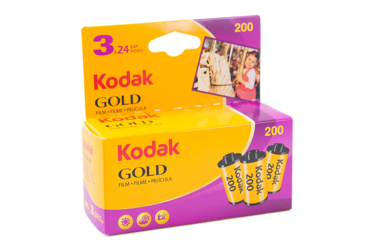 Kodak カラーネガフィルム GOLD 200 35mm 24枚撮 3本セット 6033971
