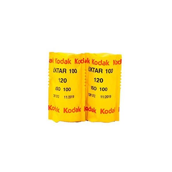 Kodak カラーネガフィルム エクター100 120 2本パック