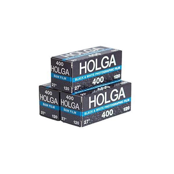 HOLGA 400 白黒フィルム 120サイズ(3本セット)