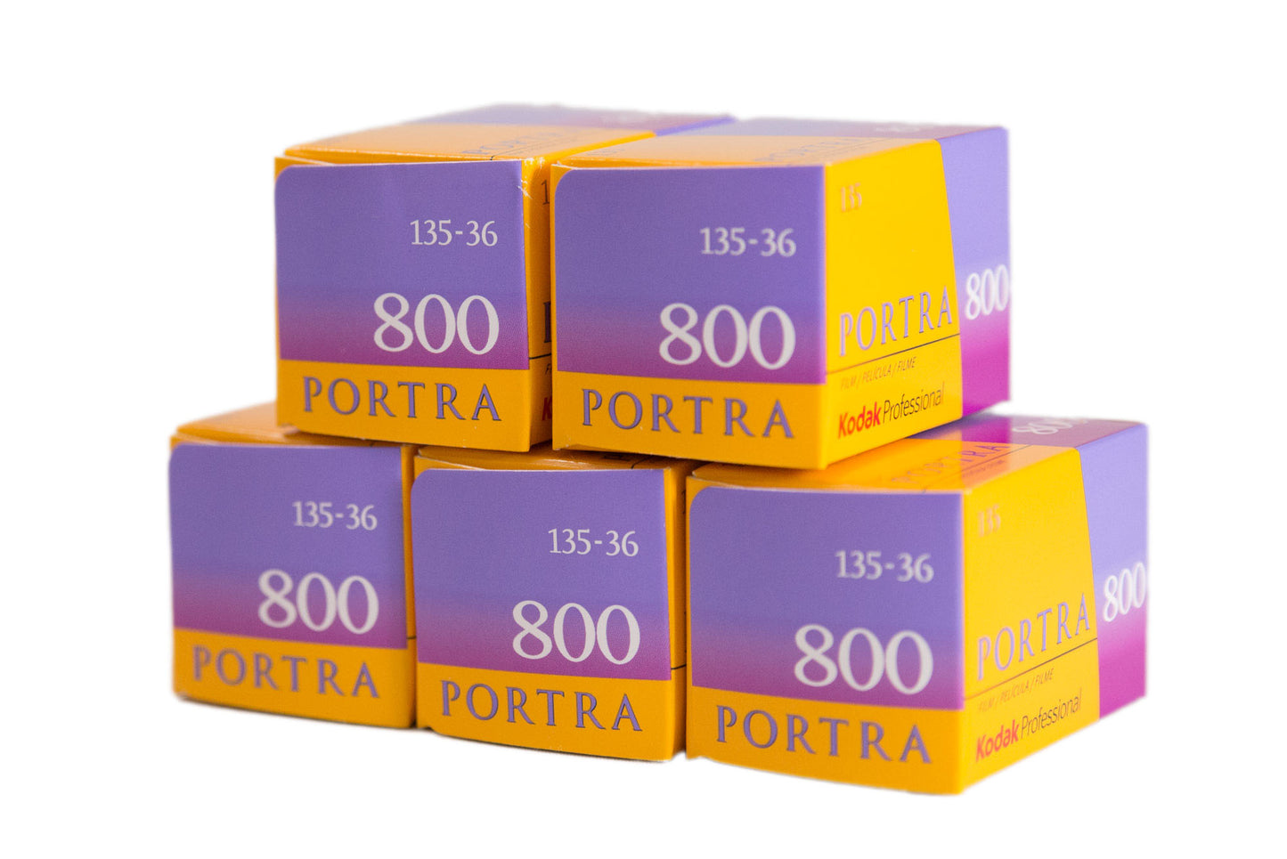 Kodak カラーネガフィルム ポートラ800 35mm 36枚撮 5本セット
