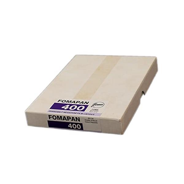 FOMA FOMAPAN400 白黒ネガフィルム 4x5 50枚 4204450
