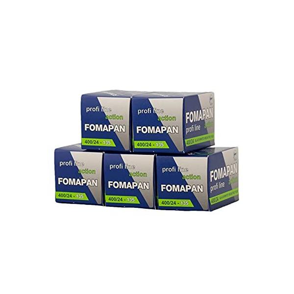 FOMA FOMAPAN400 白黒ネガフィルム 35mm 24枚撮り 5本セット