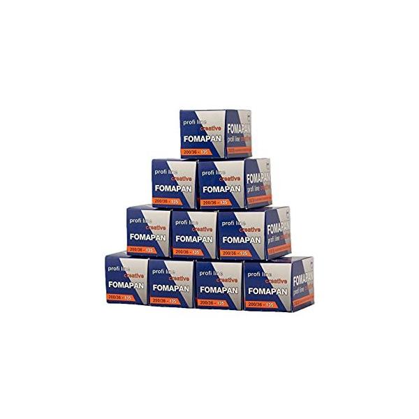 FOMA FOMAPAN200 白黒ネガフィルム 35mm 36枚撮り 10本セット