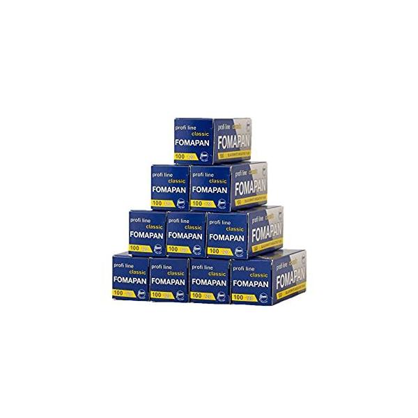 FOMA FOMAPAN100 白黒ネガフィルム 120 10本セット