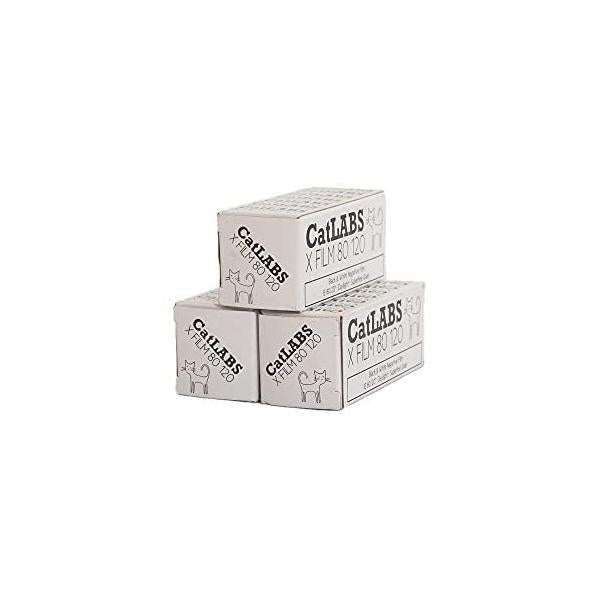 CatLABS X FILM 80 白黒フィルム 120 3本セット