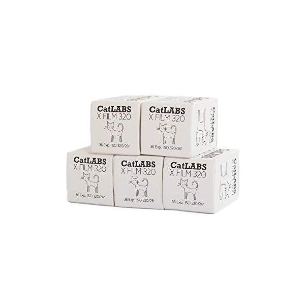 CatLABS X FILM 320 白黒フィルム 35mm 36枚撮 5本セット