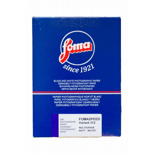 Foma 白黒印画紙 Fomaspeed Variant 312 VC RC Matte 5X7 大カビネ 100枚 41254