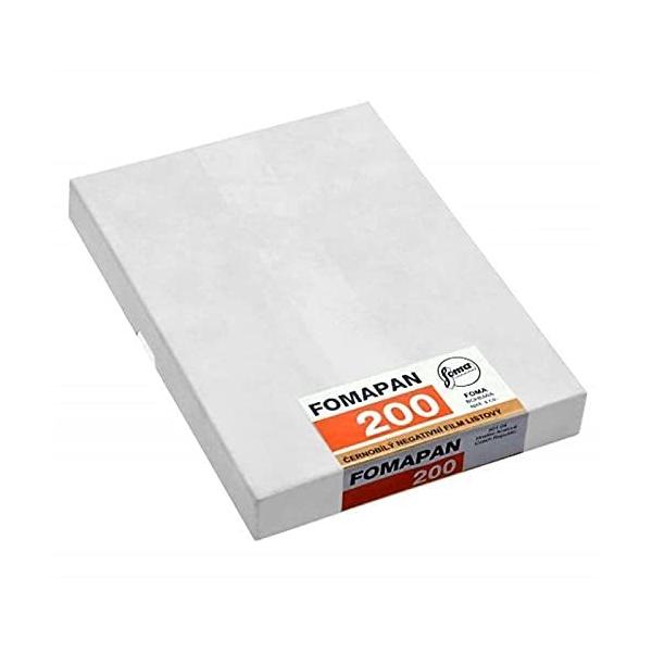 FOMA FOMAPAN200 白黒ネガフィルム 4x5 50枚