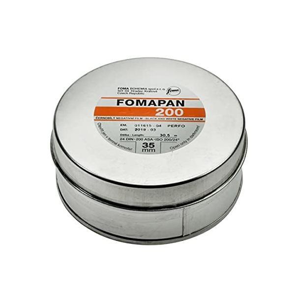 FOMA FOMAPAN200 白黒ネガフィルム 35mm 100ft-30.5m巻き 420210