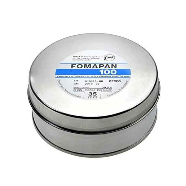 FOMA FOMAPAN100 白黒ネガフィルム 35mm 100ft-30.5m巻き 420110