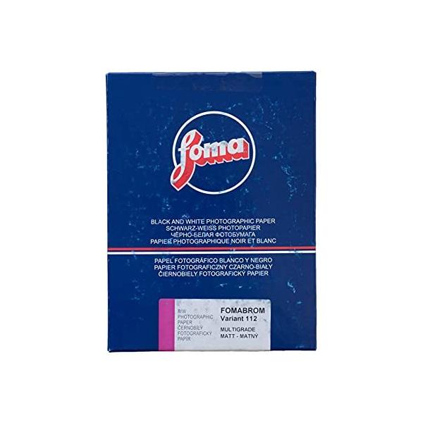 Foma 白黒印画紙 FOMABROM 112 VC FB Matte 5X7 大カビネ 100枚 42654