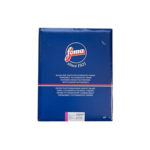 Foma 白黒印画紙 FOMABROM 112 VC FB Matte 11x14 大四切 25枚 426112