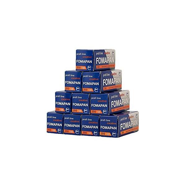 FOMA FOMAPAN200 白黒ネガフィルム 120 10本セット