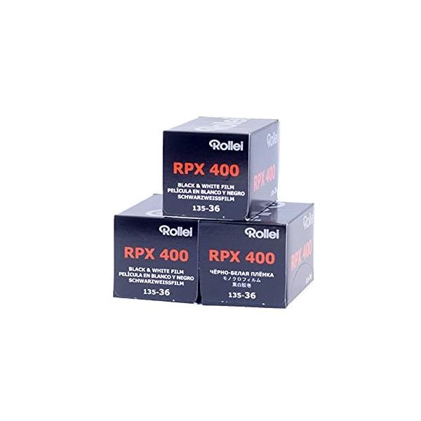 Rollei 白黒フィルム RPX400 35mm 36枚撮り(3本セット)