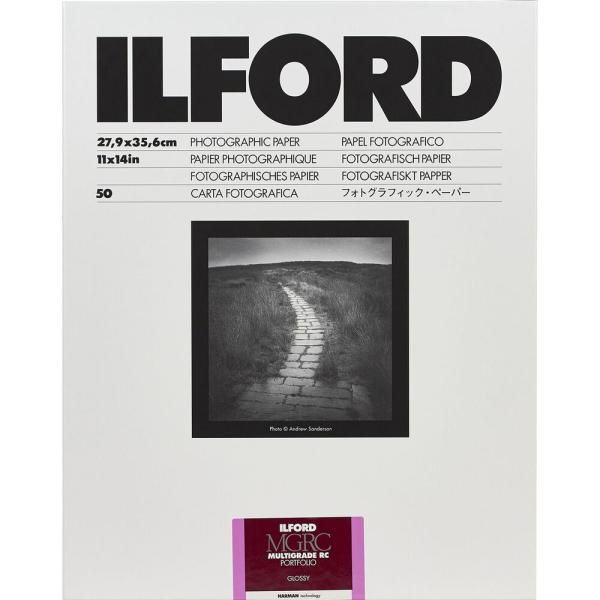 ILFORD 白黒印画紙 MGRC Portfolio Glossy 11x14 50枚 1181894