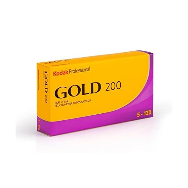 Kodak カラーネガフィルム GOLD 200 120 5本パック 1075597