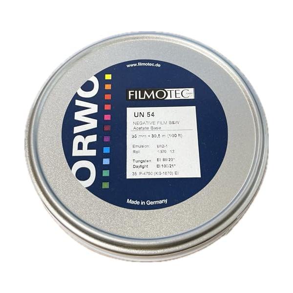 ORWO UN54 ISO100 黒白ネガティブフィルム 35mm-100ft長巻
