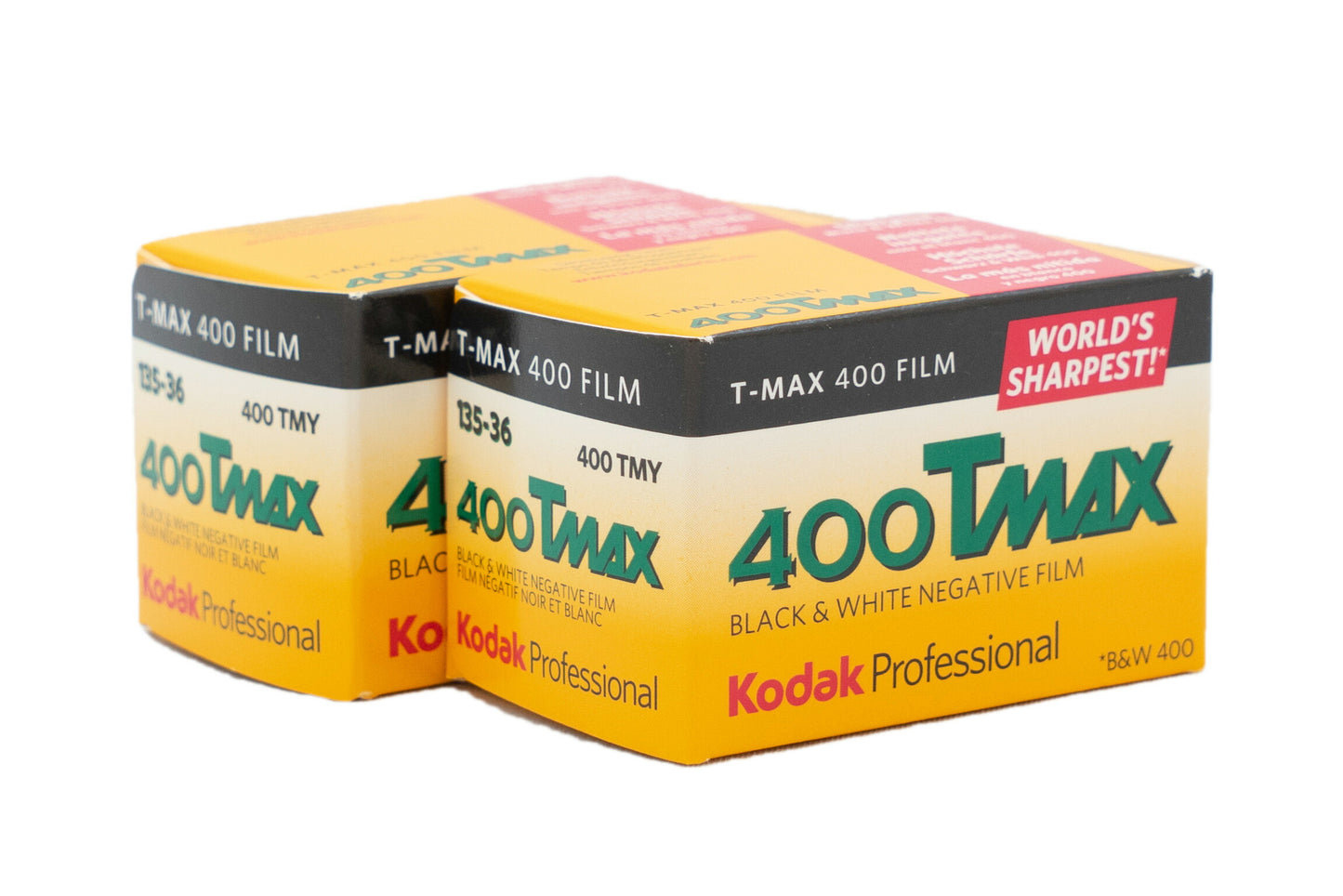Kodak 黒白ネガフィルム T-MAX 400 35mm 36枚撮 2本セット