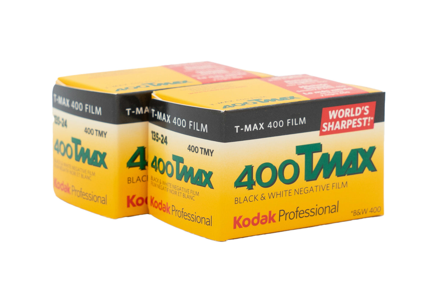 Kodak 黒白ネガフィルム T-MAX 400 35mm 24枚撮 2本セット