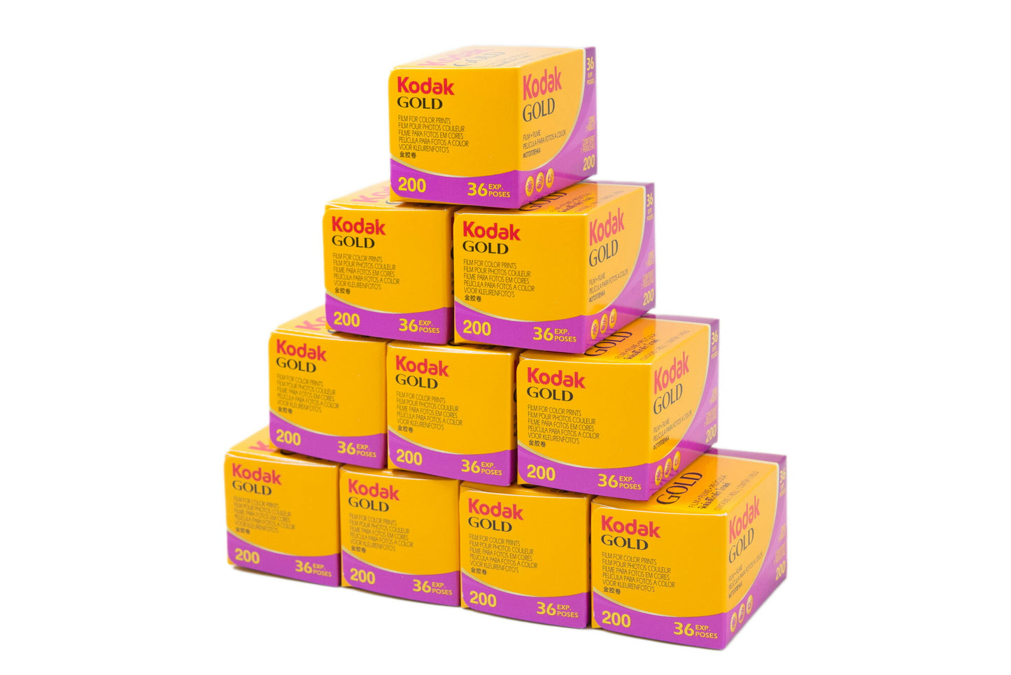 Kodak カラーネガフィルム GOLD 200 35mm 36枚撮 10本セット