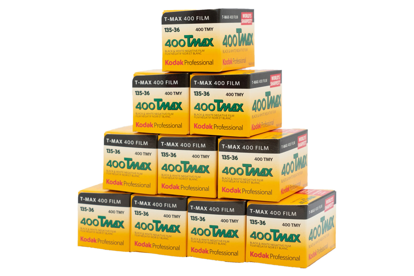 Kodak 黒白ネガフィルム T-MAX 400 35mm 36枚撮 10本パック