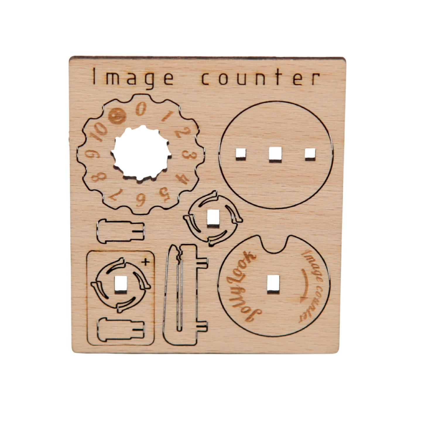 JollyLook イメージカウンター Natural Wood JLK020