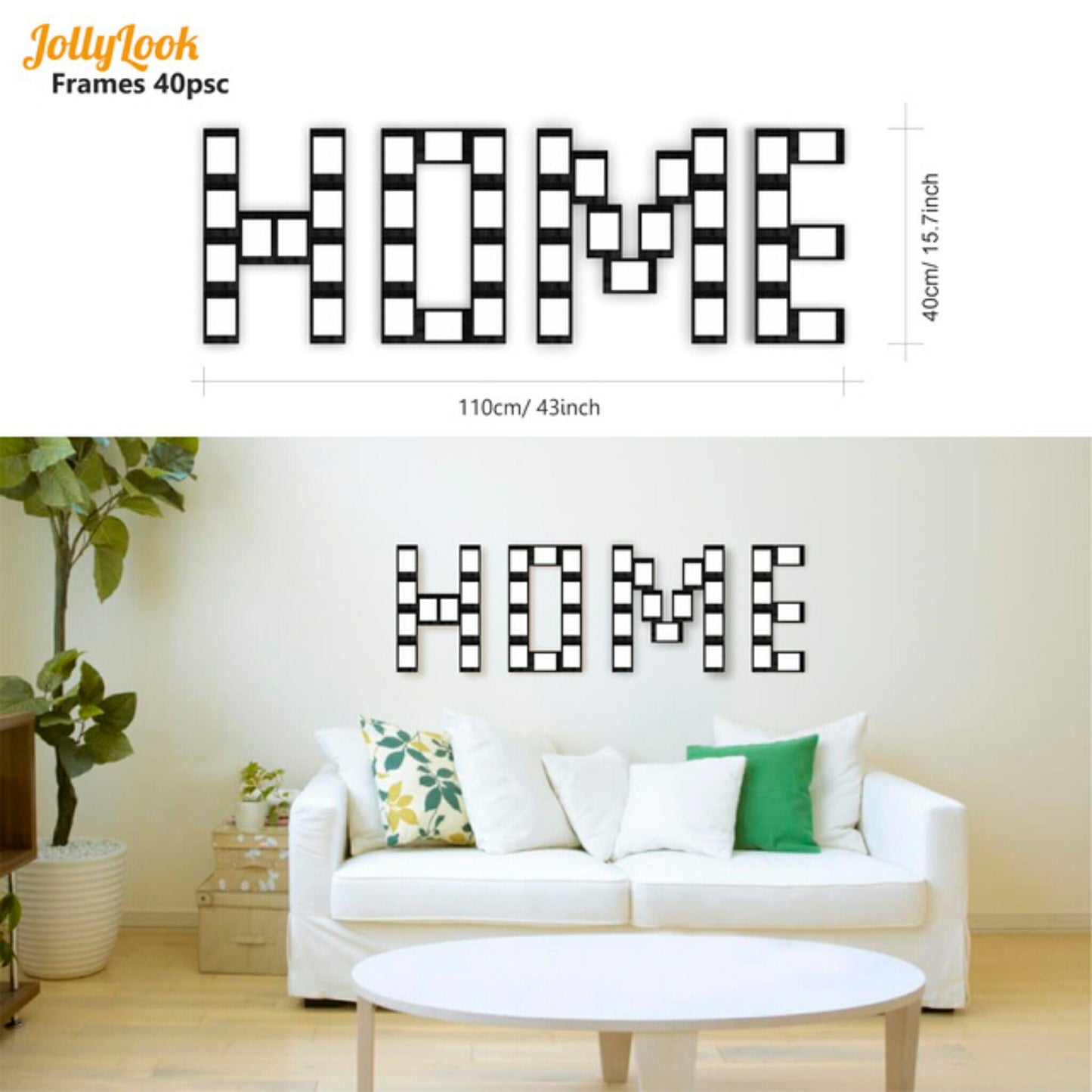 JollyLook デコレーションフレーム 10枚セット JLK027