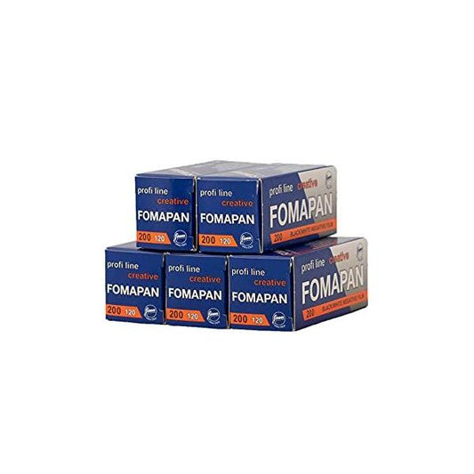 FOMA FOMAPAN200 白黒ネガフィルム 120 5本セット