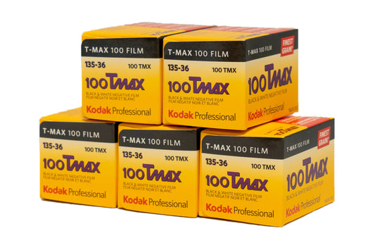 Kodak 白黒ネガフィルム T-MAX100 35mm 36枚撮 5本セット