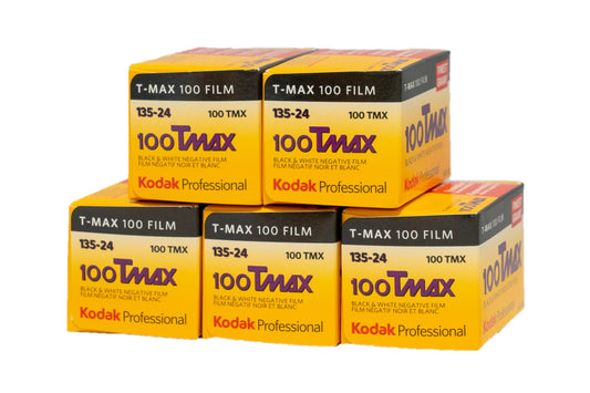 Kodak 白黒ネガフィルム T-MAX100 35mm 24枚撮 5本パック
