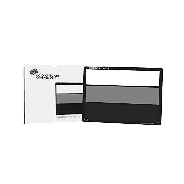 calibrite ColorChecker 3-Step Grayscale カラーチェッカー 3ステップ グレースケール CCGS