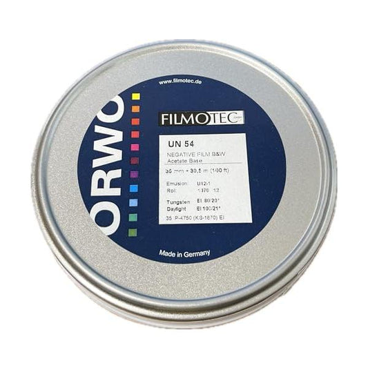 ORWO UN54 ISO100 黒白ネガティブフィルム 35mm-100ft長巻