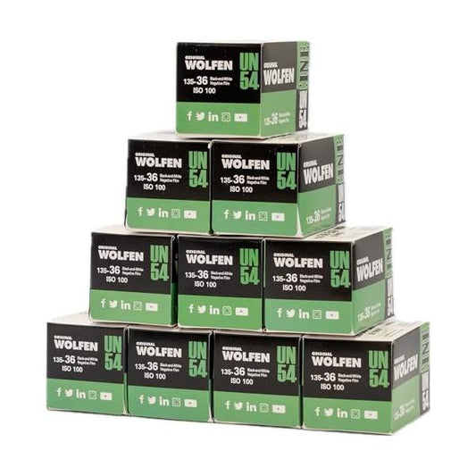 ORWO UN54 ISO100 黒白ネガティブフィルム 35mm 36枚撮 10本セット