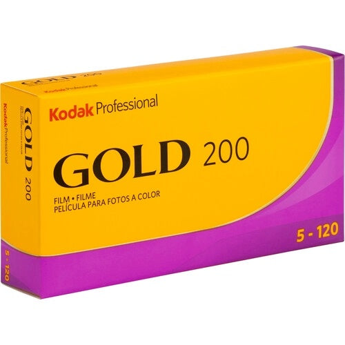 Kodak カラーネガフィルム GOLD 200 120 5本パック 1075597