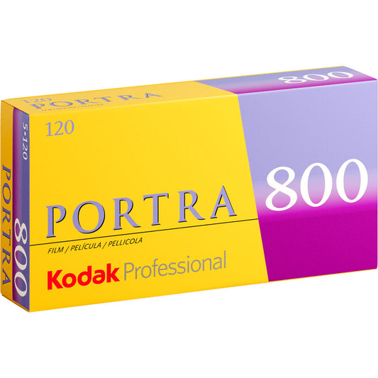 Kodak カラーネガフィルム ポートラ800 120 5本パック 8127946